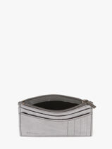 Card Holder Etincelle Irise Leather Etrier Silver etincelle irisee EETI5004-vue-porte