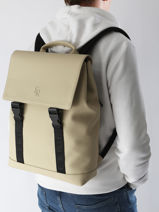 Sac  Dos Business Impulsion 1 Compartiment + Pc 15" Etrier Beige impulsion EIMP8221-vue-porte