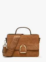 Sac Bandoulire S Altesse Suede Etrier Marron altesse suede EASU048S