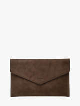 Pochette De Soire L Paddock Cuir Etrier Marron paddock EPAD075L