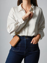 Porte-monnaie Equestre Cuir Etrier Marron equestre EEQT096M-vue-porte