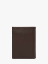 Portefeuille Porte-monnaie Madras Cuir Etrier Marron madras EMAD5016