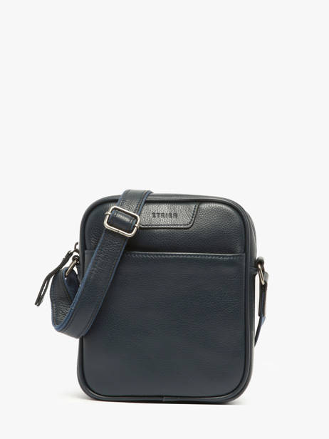 Leather Flandres Crossbody Bag Etrier Blue flandres EFLA729M