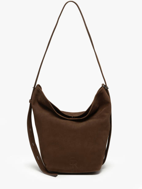 Shoulder Bag Backpack M Cavalier Nubuck Leather Etrier Brown cavalier nubuck ECAN126M